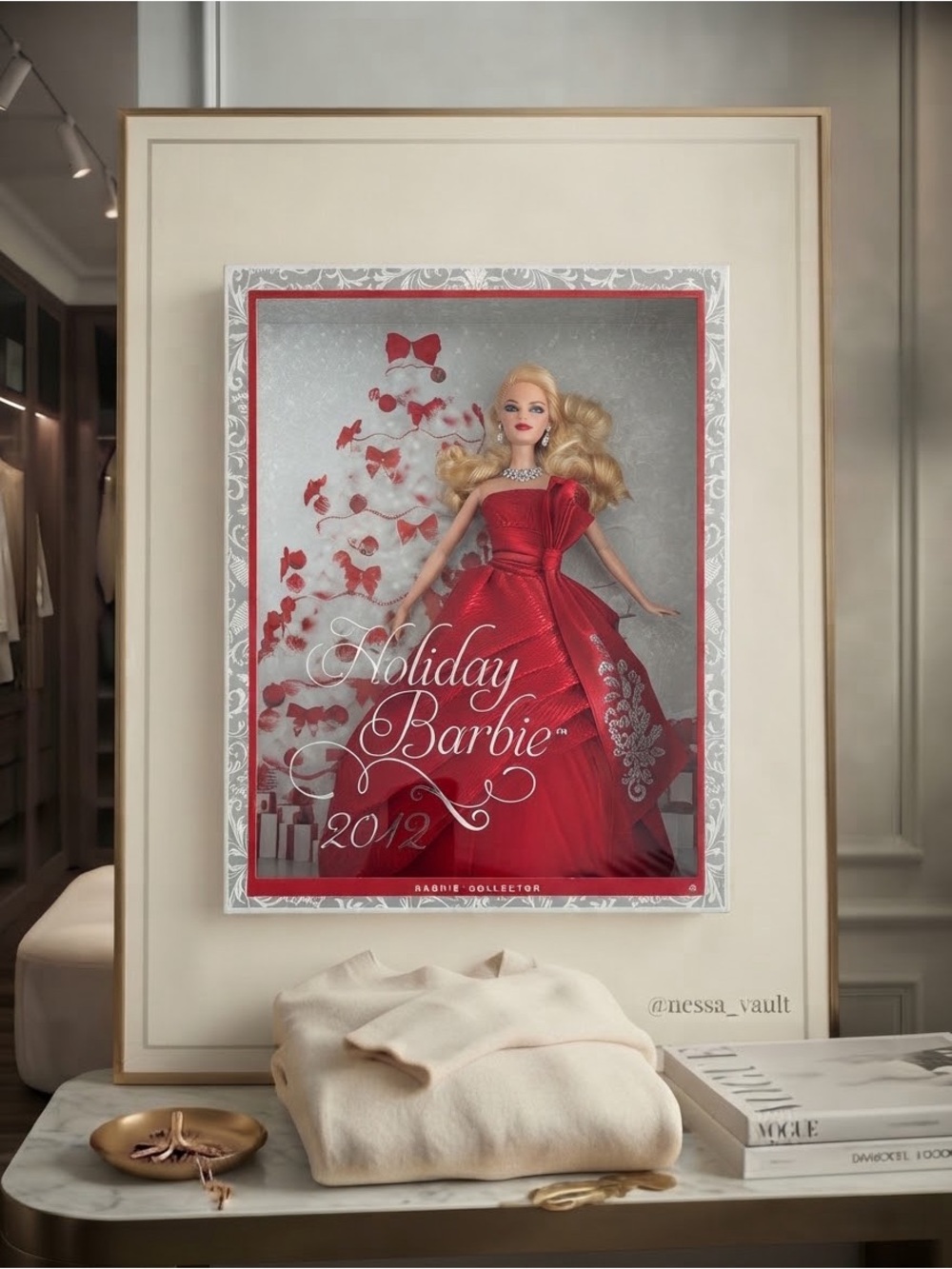 Mattel Holiday Barbie 2012 Collector Edition in Red Gown